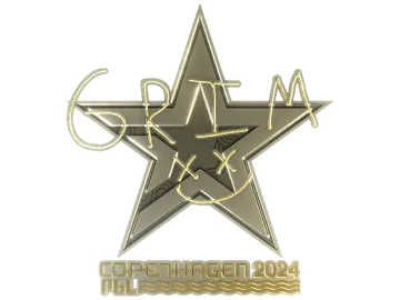Sticker | Grim (Gold) | Copenhagen 2024
