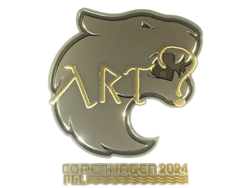 Sticker | arT (Gold) | Copenhagen 2024