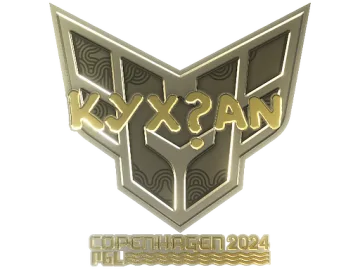 Sticker | kyxsan (Gold) | Copenhagen 2024