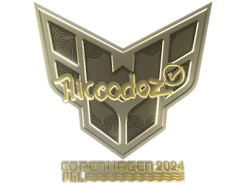 Sticker | nicoodoz (Gold) | Copenhagen 2024