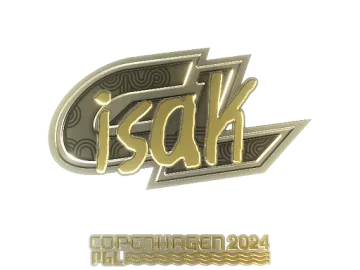 Sticker | isak (Gold) | Copenhagen 2024