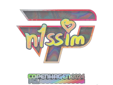 Sticker | n1ssim (Holo) | Copenhagen 2024
