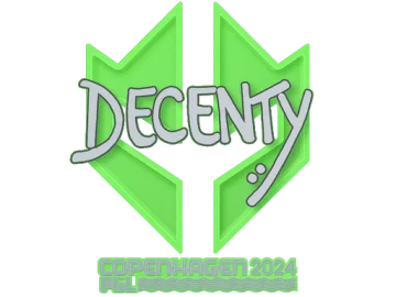 Sticker | decenty | Copenhagen 2024