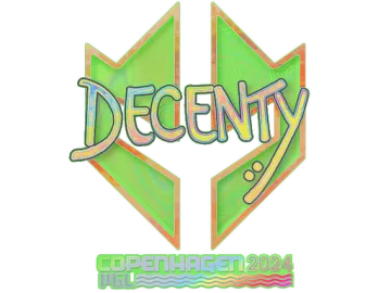 Sticker | decenty (Holo) | Copenhagen 2024