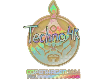 Sticker | Techno4K (Holo) | Copenhagen 2024