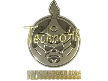 Sticker | Techno4K (Gold) | Copenhagen 2024