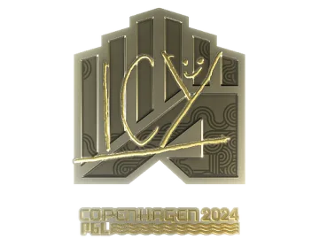 Sticker | ICY (Gold) | Copenhagen 2024