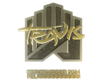 Sticker | TRAVIS (Gold) | Copenhagen 2024