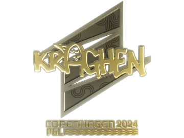 Sticker | kraghen (Gold) | Copenhagen 2024
