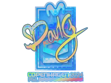 Sticker | dav1g (Holo) | Copenhagen 2024