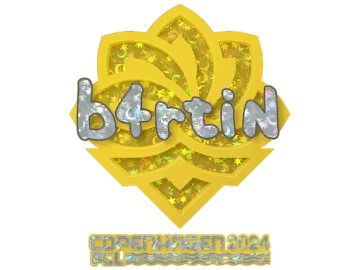 Sticker | b4rtiN (Glitter) | Copenhagen 2024