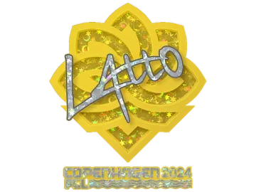 Sticker | latto (Glitter) | Copenhagen 2024