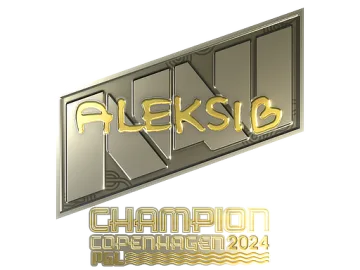 Sticker | Aleksib (Gold, Champion) | Copenhagen 2024