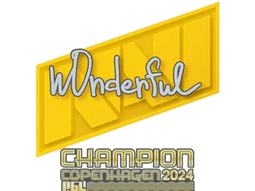 Sticker | w0nderful (Champion) | Copenhagen 2024