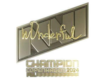 Sticker | w0nderful (Gold, Champion) | Copenhagen 2024