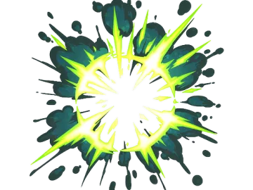 Sticker | Boom Epicenter (Glitter)