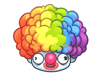 Sticker | Clown Wig