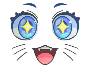 Sticker | Kawaii Eyes (Glitter)