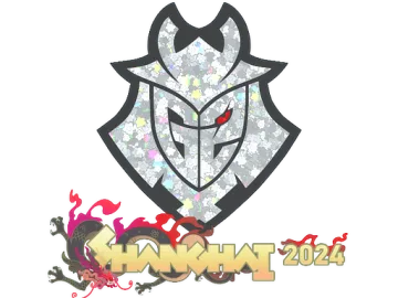 Sticker | G2 Esports (Glitter) | Shanghai 2024
