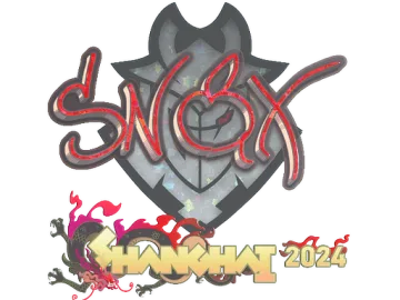 Sticker | Snax (Glitter) | Shanghai 2024