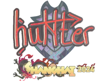 Sticker | huNter- (Holo) | Shanghai 2024