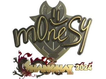 Sticker | m0NESY (Gold) | Shanghai 2024