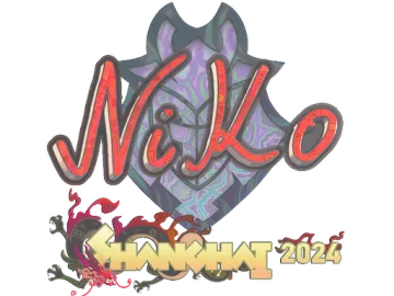 Sticker | NiKo (Holo) | Shanghai 2024