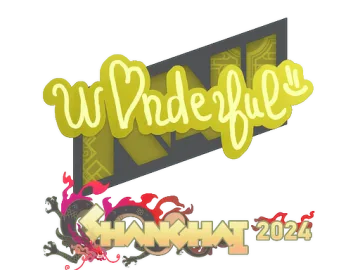 Sticker | w0nderful | Shanghai 2024