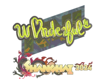 Sticker | w0nderful (Holo) | Shanghai 2024