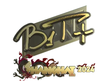 Sticker | b1t (Gold) | Shanghai 2024