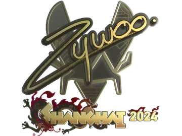 Sticker | ZywOo (Gold) | Shanghai 2024