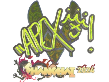 Sticker | apEX (Holo) | Shanghai 2024
