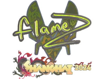 Sticker | FlameZ (Holo) | Shanghai 2024