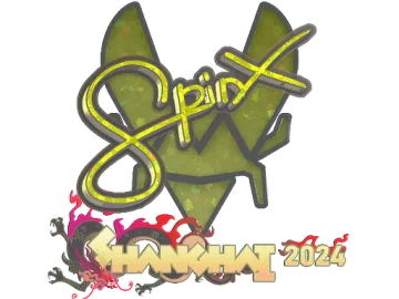 Sticker | Spinx (Glitter) | Shanghai 2024