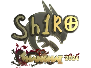 Sticker | sh1ro (Gold) | Shanghai 2024