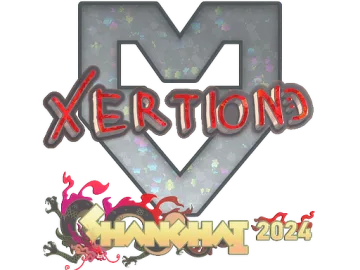 Sticker | xertioN (Glitter) | Shanghai 2024