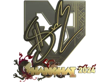 Sticker | siuhy (Gold) | Shanghai 2024