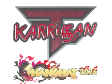 Sticker | karrigan (Glitter) | Shanghai 2024