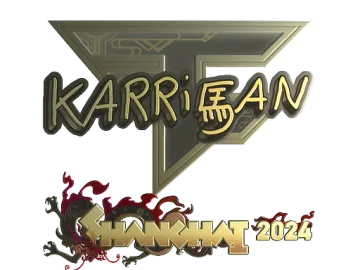 Sticker | karrigan (Gold) | Shanghai 2024