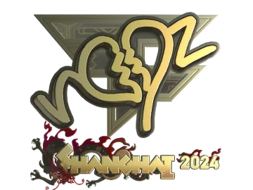 Sticker | ropz (Gold) | Shanghai 2024