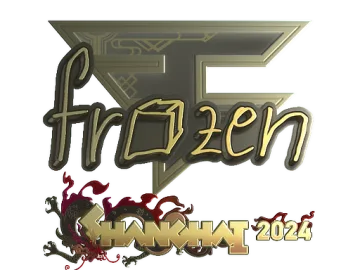 Sticker | frozen (Gold) | Shanghai 2024