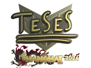 Sticker | TeSeS (Gold) | Shanghai 2024