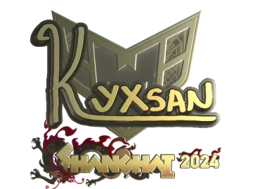 Sticker | kyxsan (Gold) | Shanghai 2024