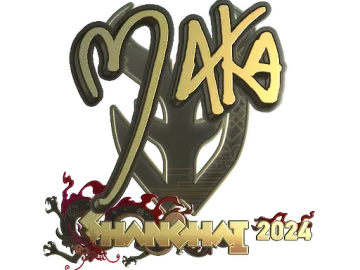 Sticker | Maka (Gold) | Shanghai 2024