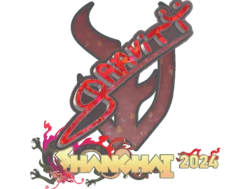 Sticker | Graviti (Glitter) | Shanghai 2024