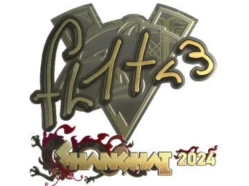 Sticker | FL1T (Gold) | Shanghai 2024