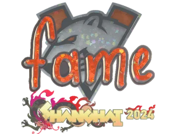 Sticker | fame (Glitter) | Shanghai 2024