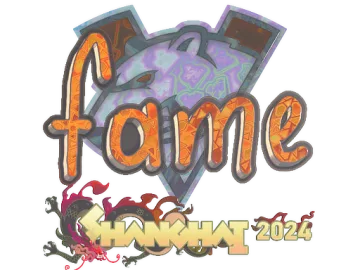 Sticker | fame (Holo) | Shanghai 2024