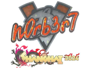 Sticker | n0rb3r7 (Glitter) | Shanghai 2024