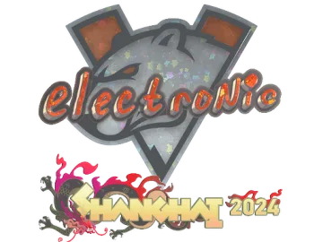 Sticker | electronic (Glitter) | Shanghai 2024